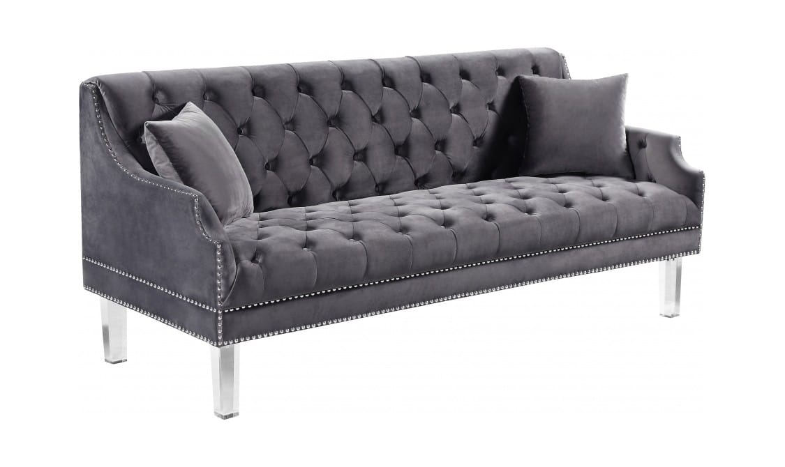 Meridian Furniture Roxy Velvet Sofa Meridian Furniture Roxy Velvet Sofa