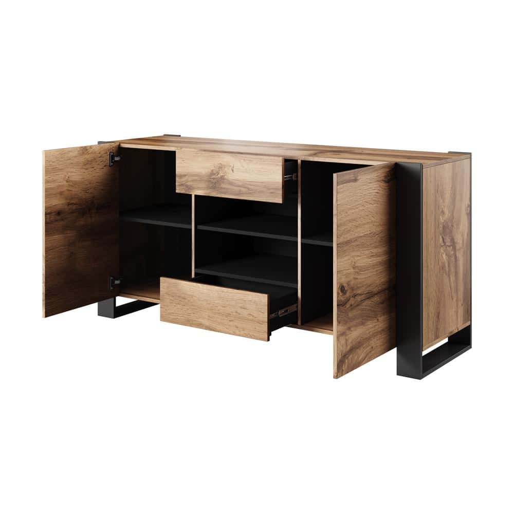 Woody Modern 64.5 Inch Sideboard by Meble Furniture