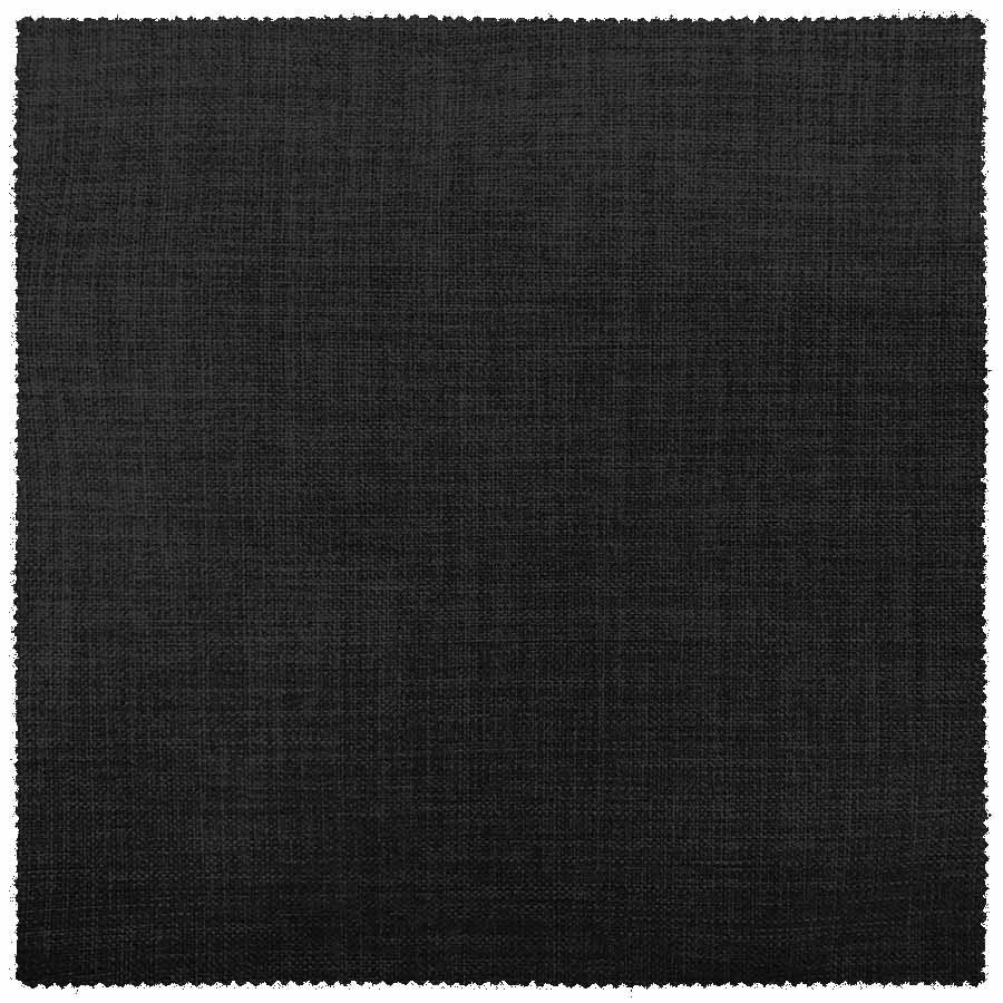 Vintage Linen Metallic - Fabric by the yard - Black - Prestige Linens
