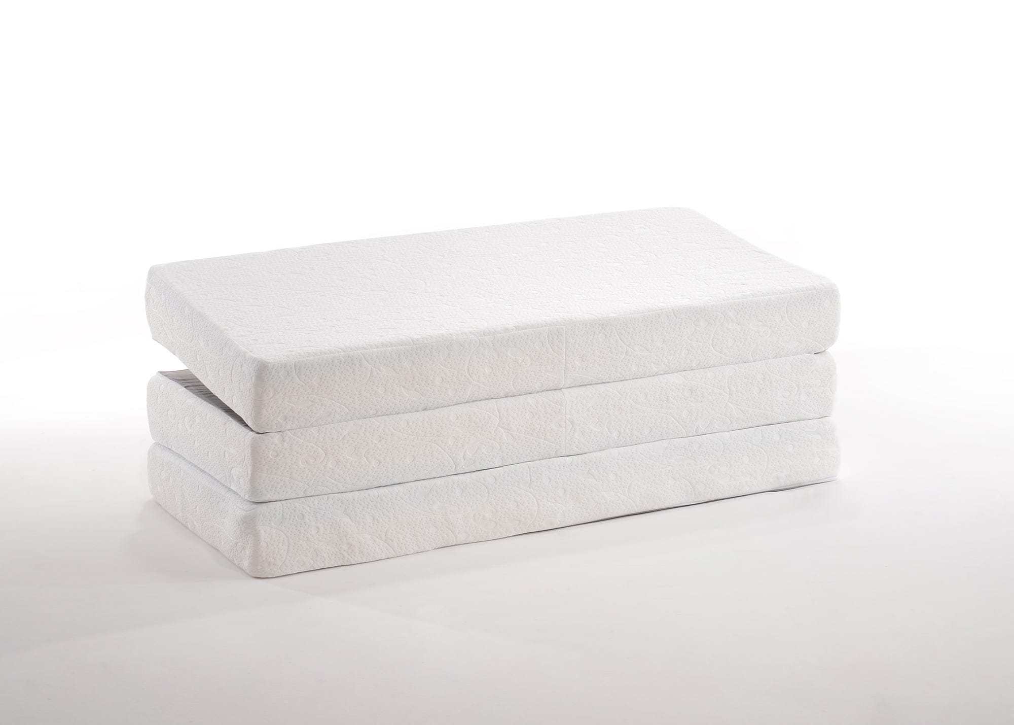 tri fold gel memory foam mattress