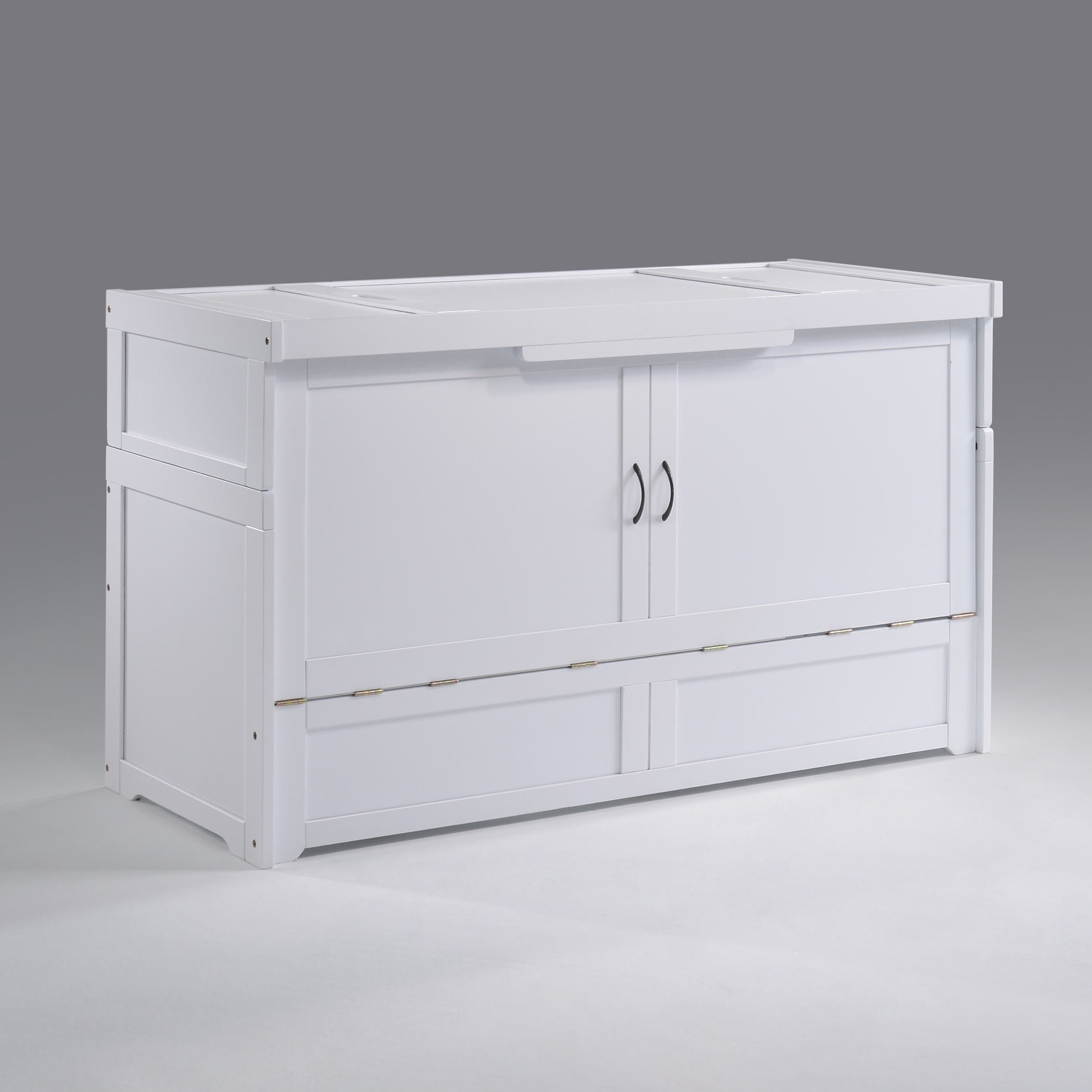 Cube 2 Queen Murphy Cabinet Bed White By Night Day Furniture