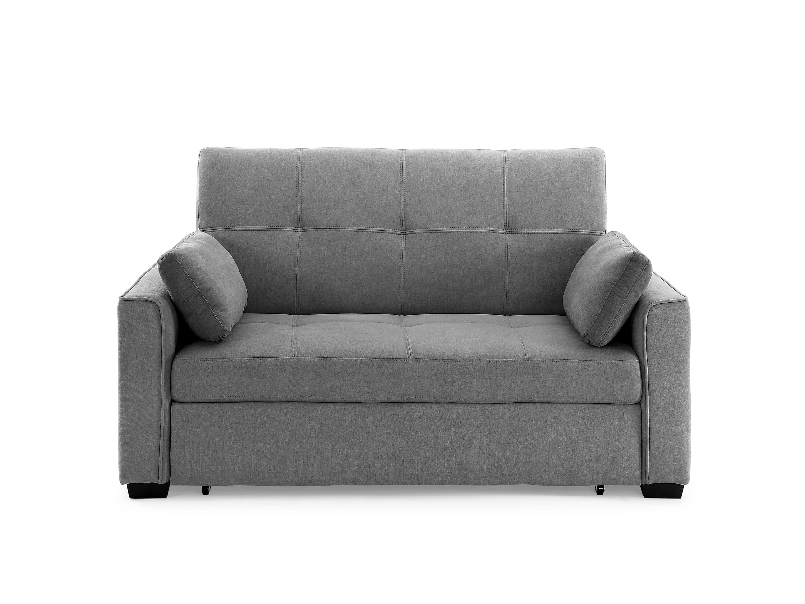 Nantucket Loveseat Full Size Sleeper Light Gray by Night & Day Furniture