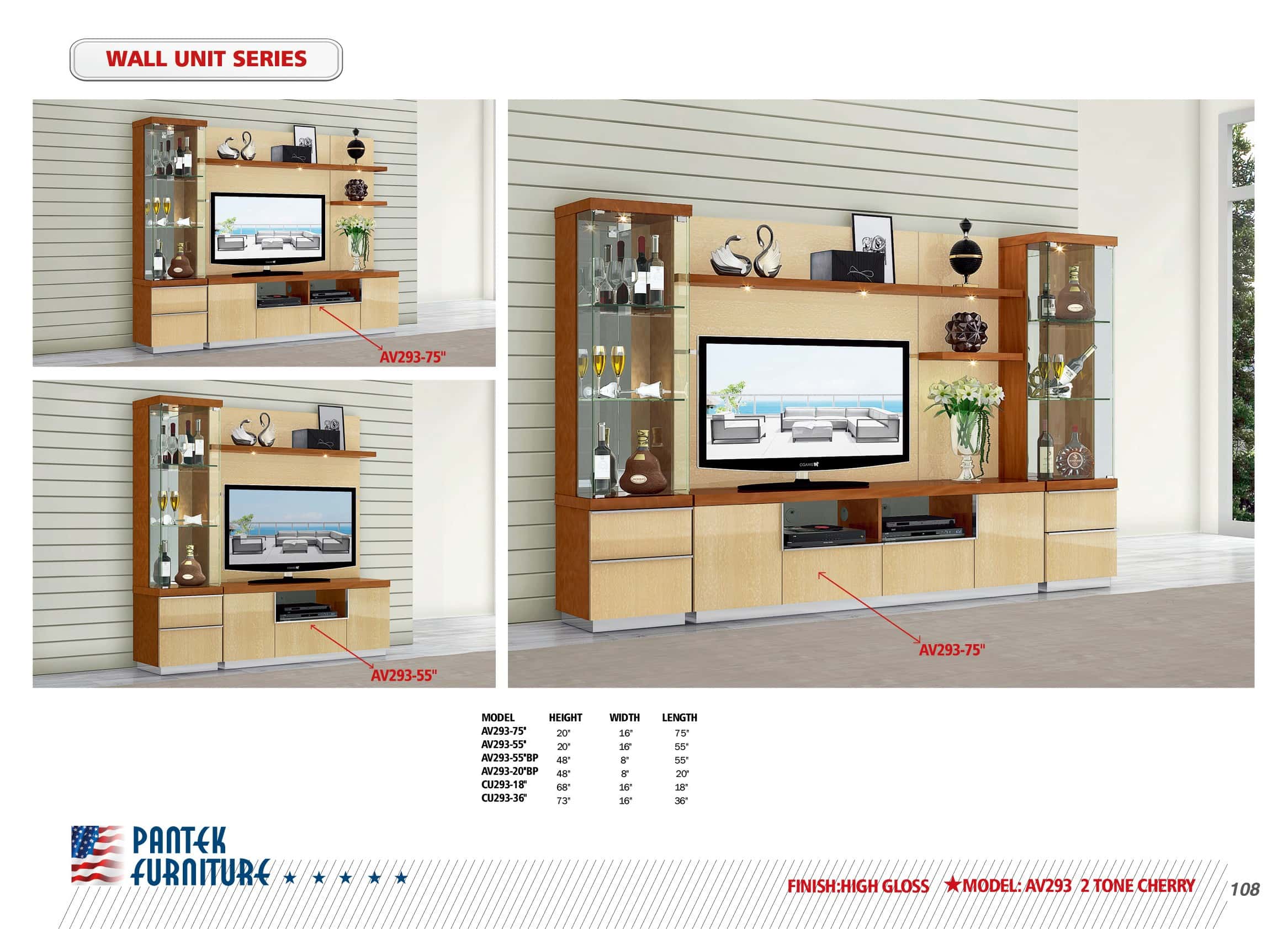 AV 293 55 Inch TV Bench