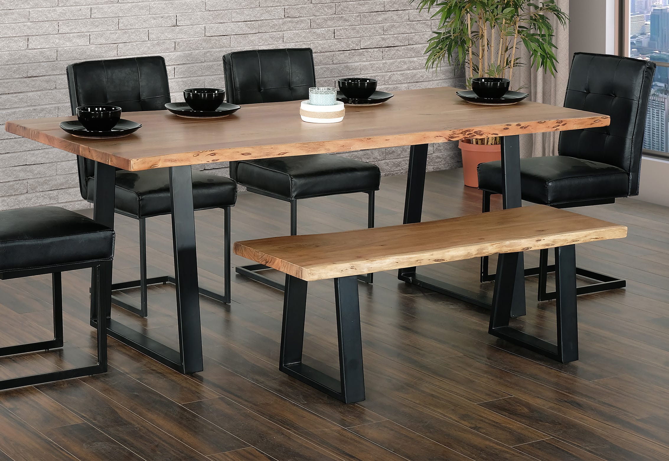 Coastline 8400 Natural Wood Dining Table By Primo