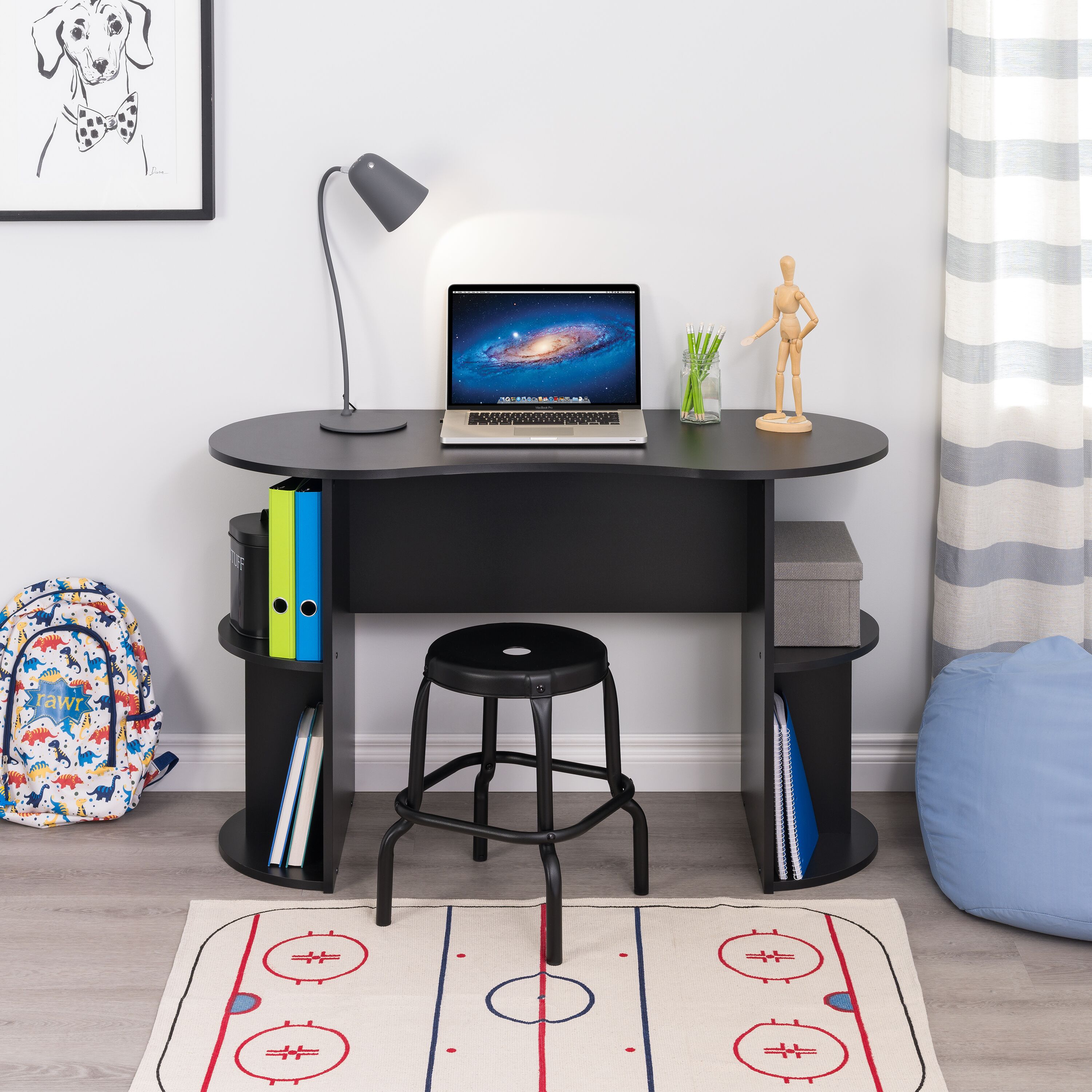 black student desk