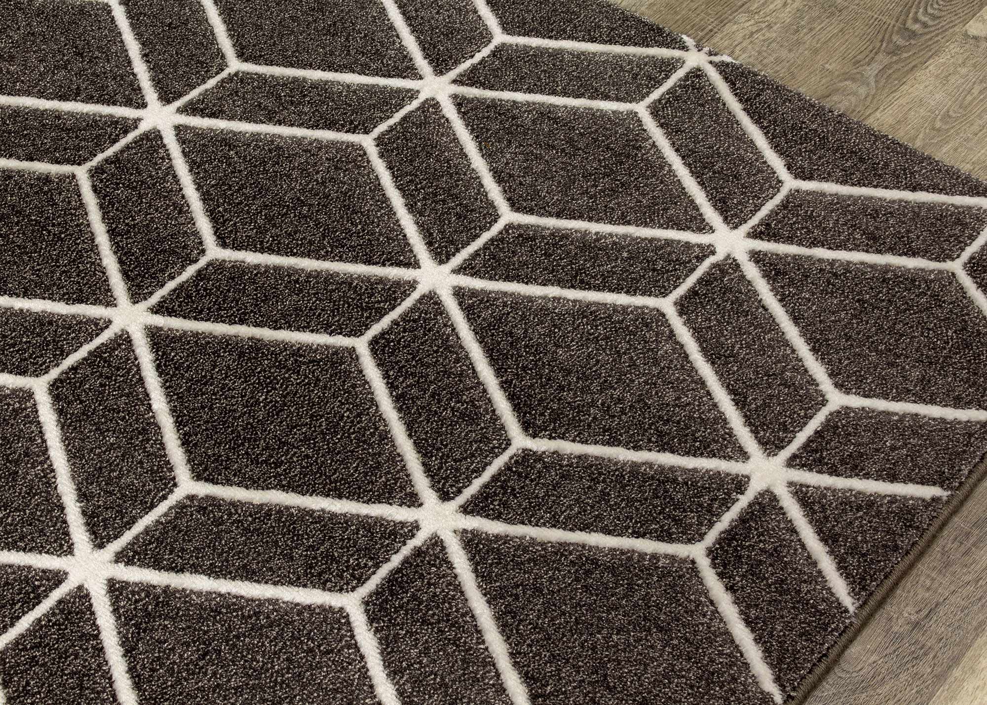 Parlour Rug Parlour Grey Cream Tesselation Rug by Kalora