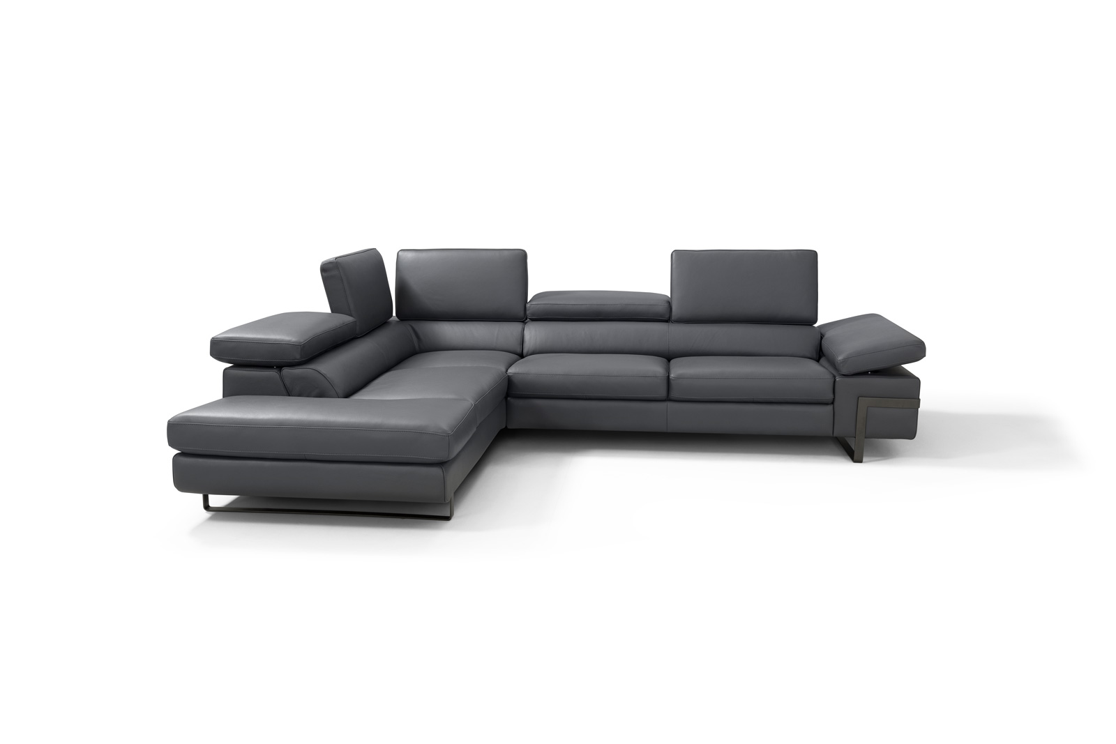 Rimini Italian Premium Leather Sectional - Thumbnail 2