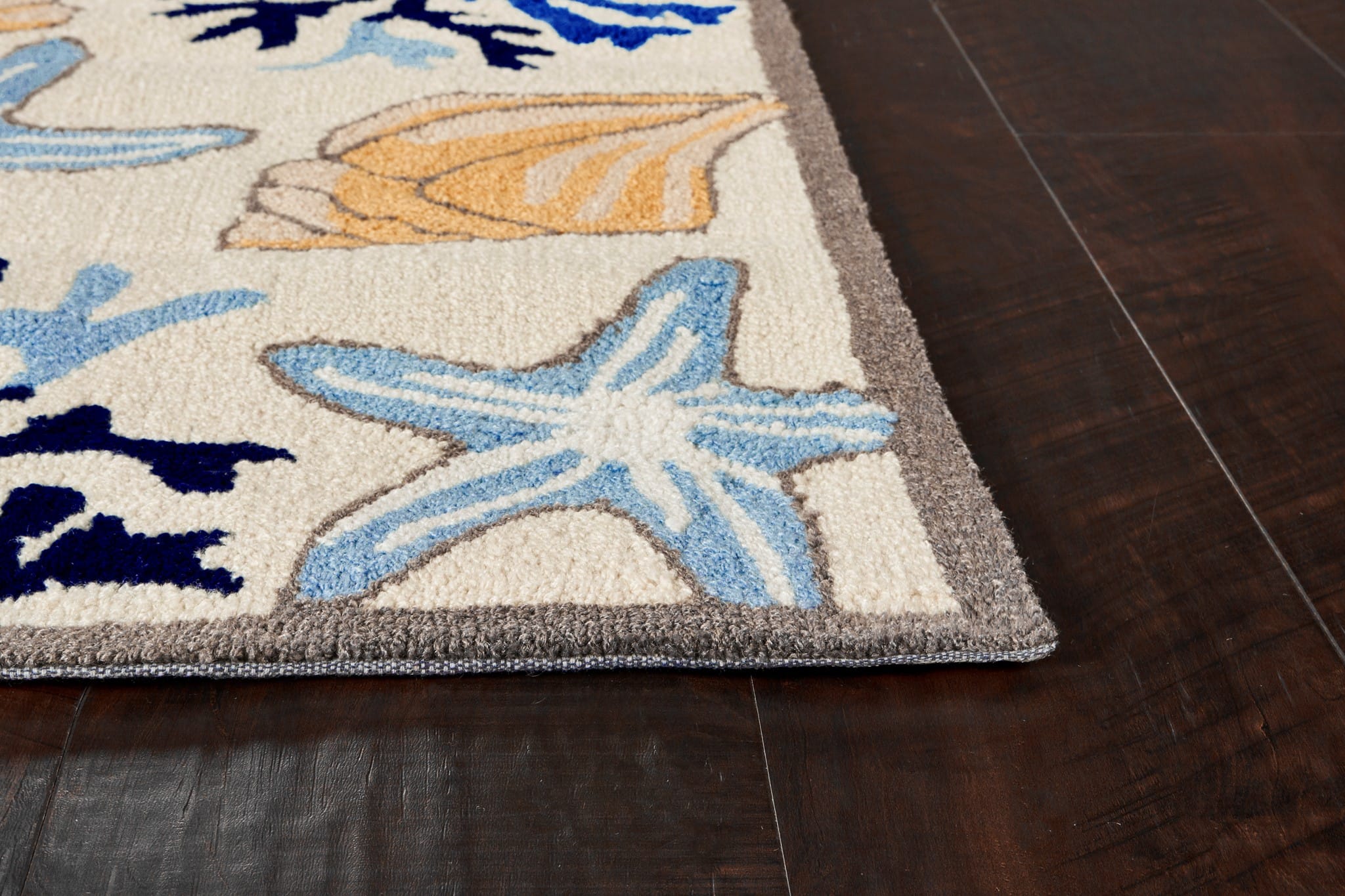 Sonesta Ivory Seashore Area Rug at Futonland