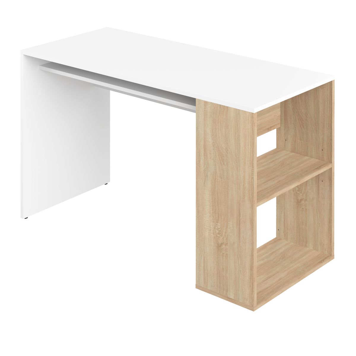 Yale White & Natural Oak Desk by Temahome
