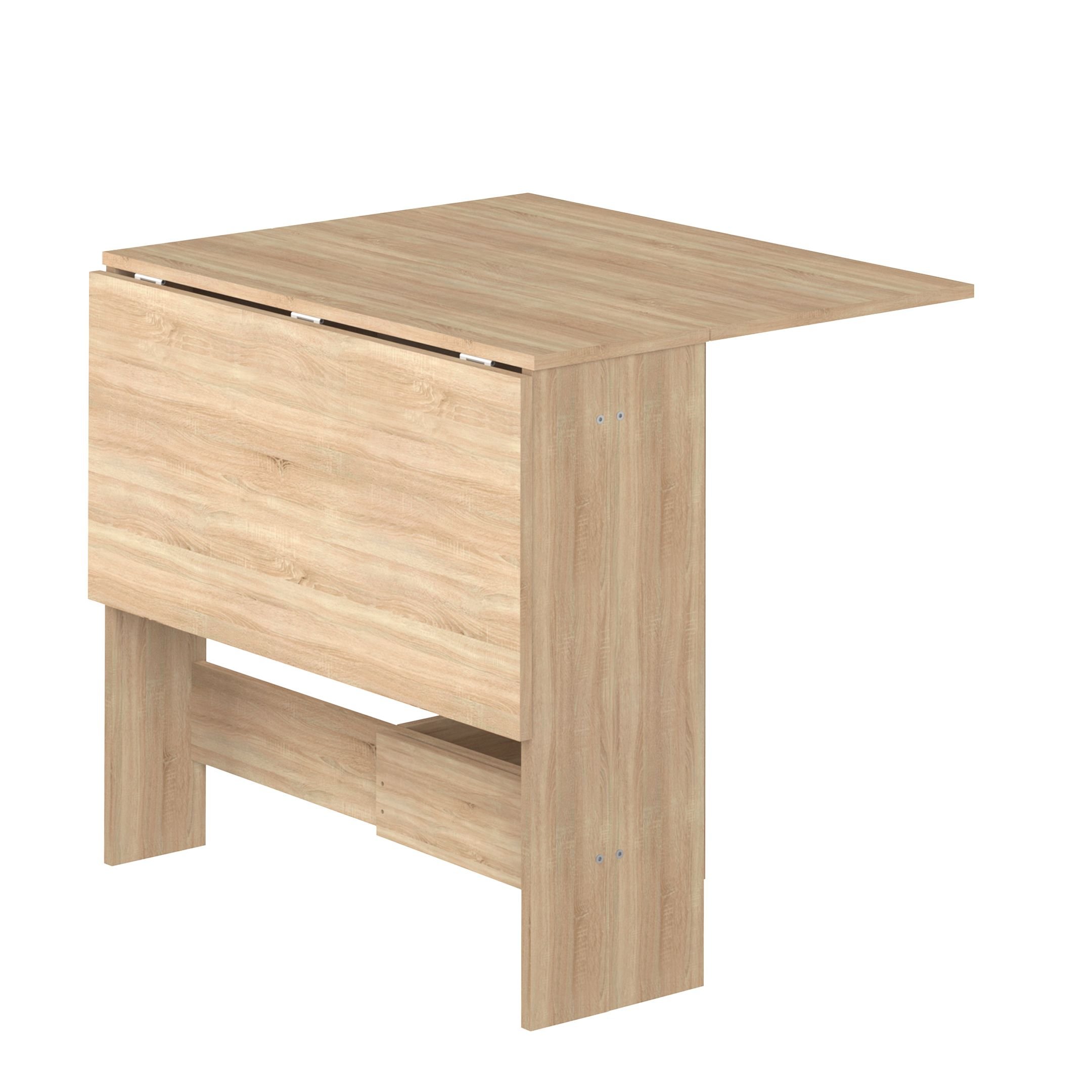 Papillon Foldable Table Natural Oak by Temahome