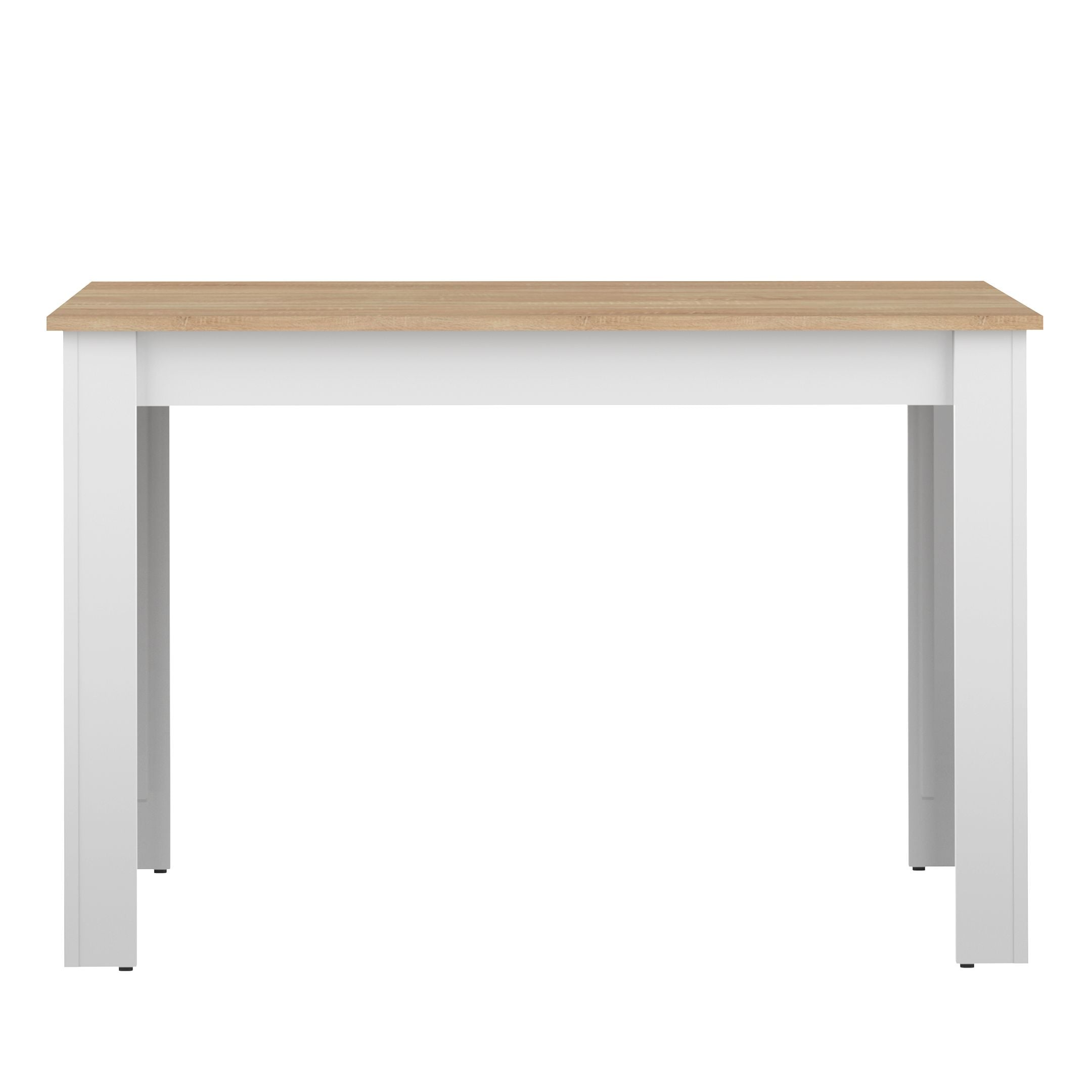 Nice Dining Table White/Natural Oak by Temahome
