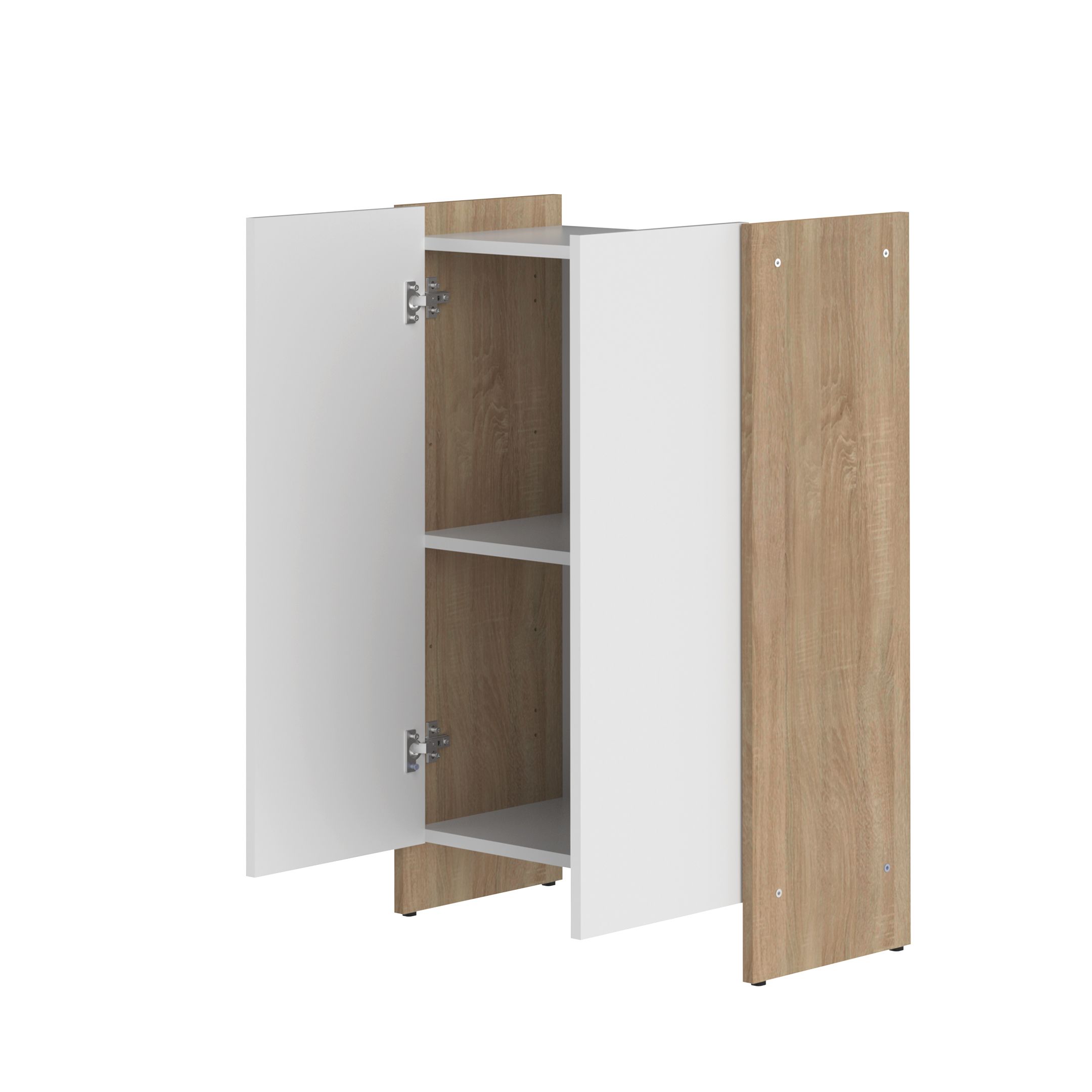 Biarritz Natural Oak White Small Cabinet At Futonland   TH 6210A0321A00 4 