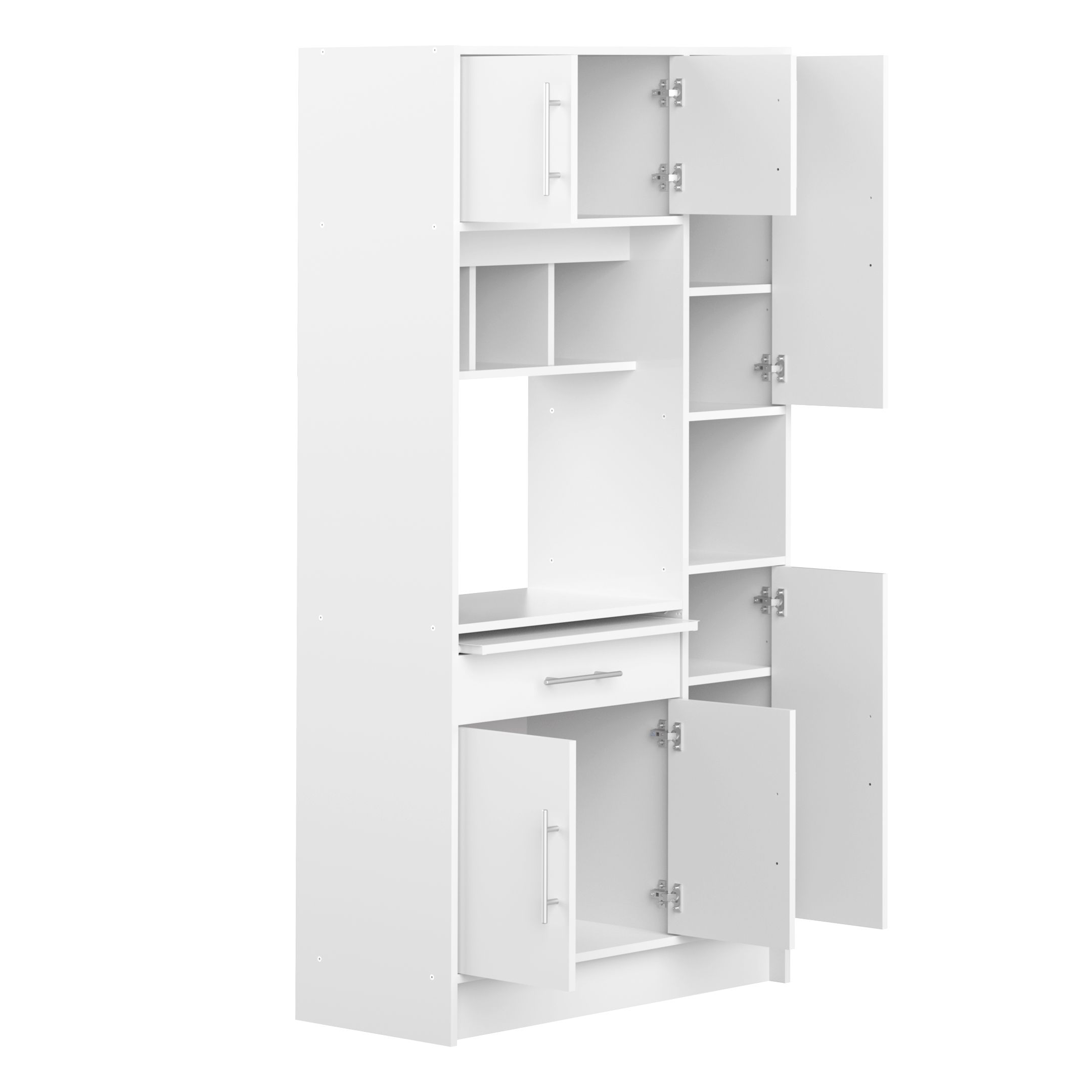 Louise Kitchen Pantry White at Futonland