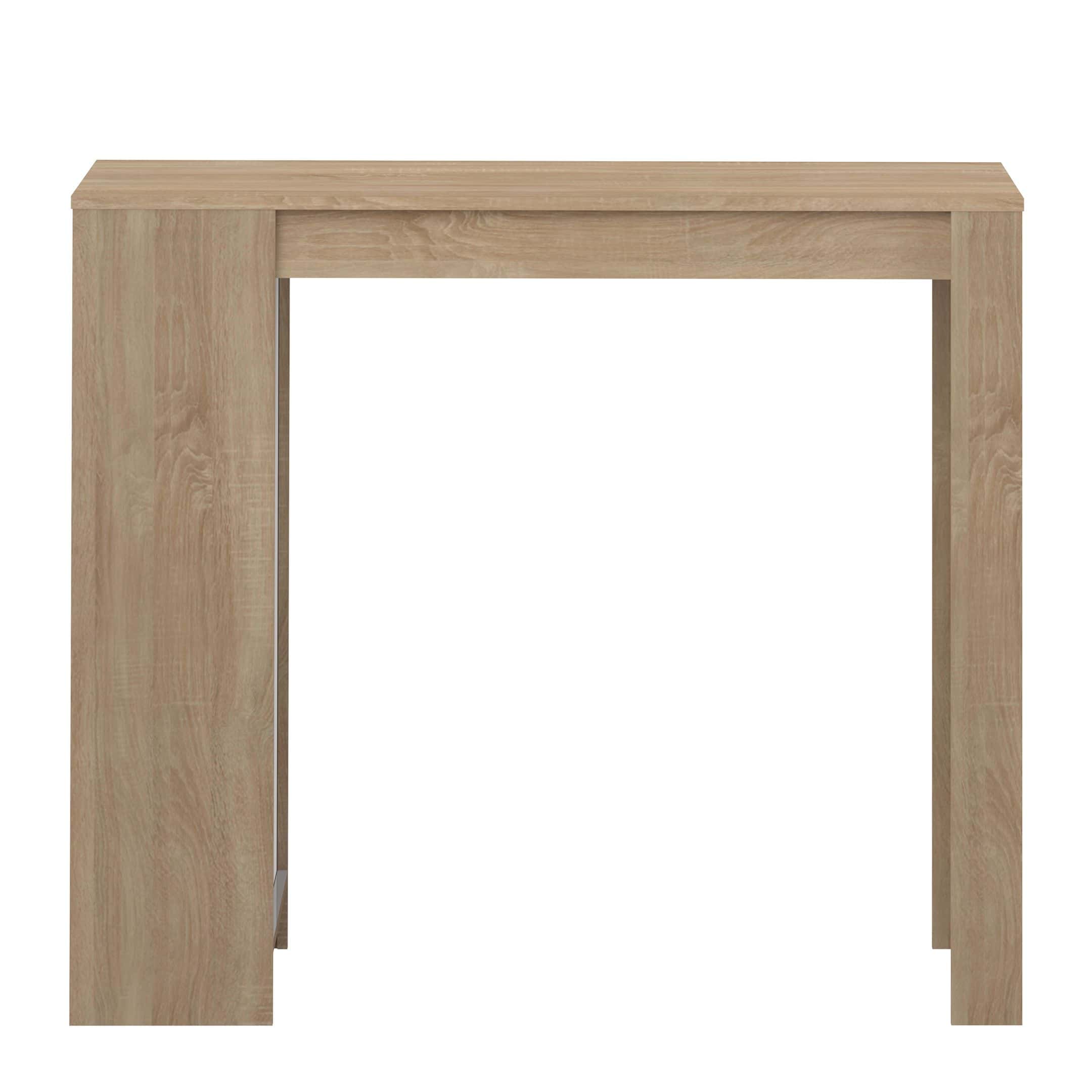 Aravis Dining Bar Table Natural Oak by Temahome