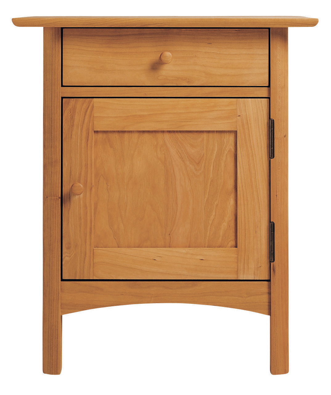 Craftsman 1 Drawer Nightstand w Door at Futonland