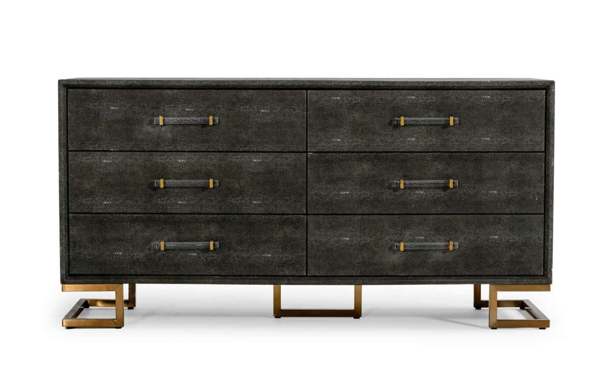 black dresser gold hardware Currey and Company - 3000-0250 - Chest - Verona main image 0