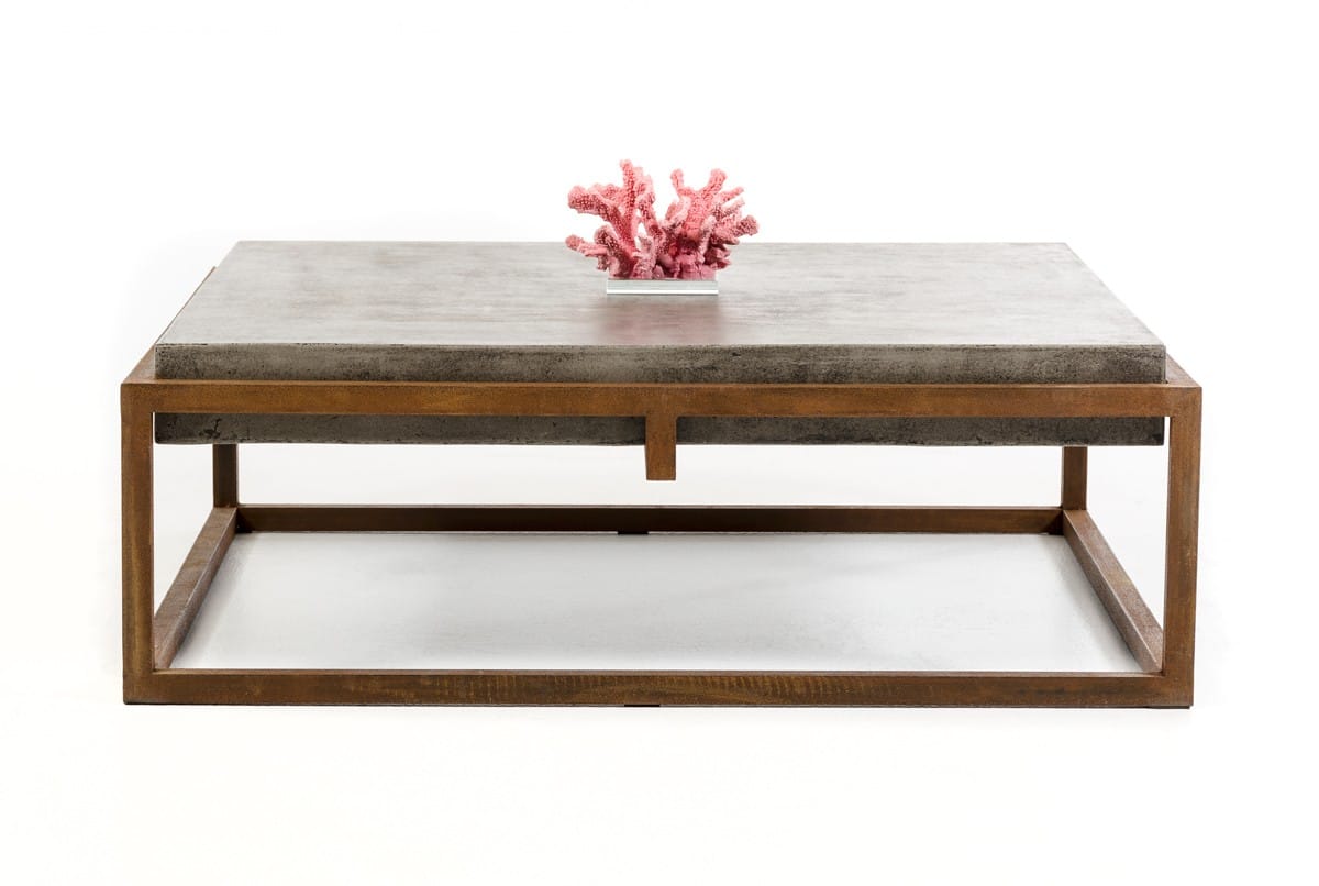 Alluring modrest coffee table Modrest Shepard Modern Concrete Coffee Table By Vig Furniture