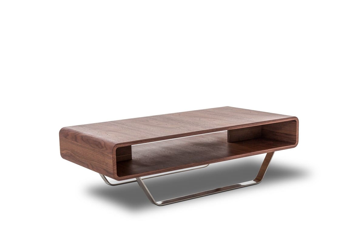 Modrest Avis Modern Walnut Matte Coffee Table by VIG Furniture
