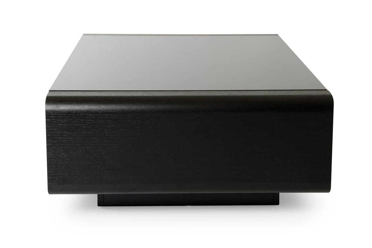 Modrest Lignite Modern Black Oak Coffee Table at Futonland