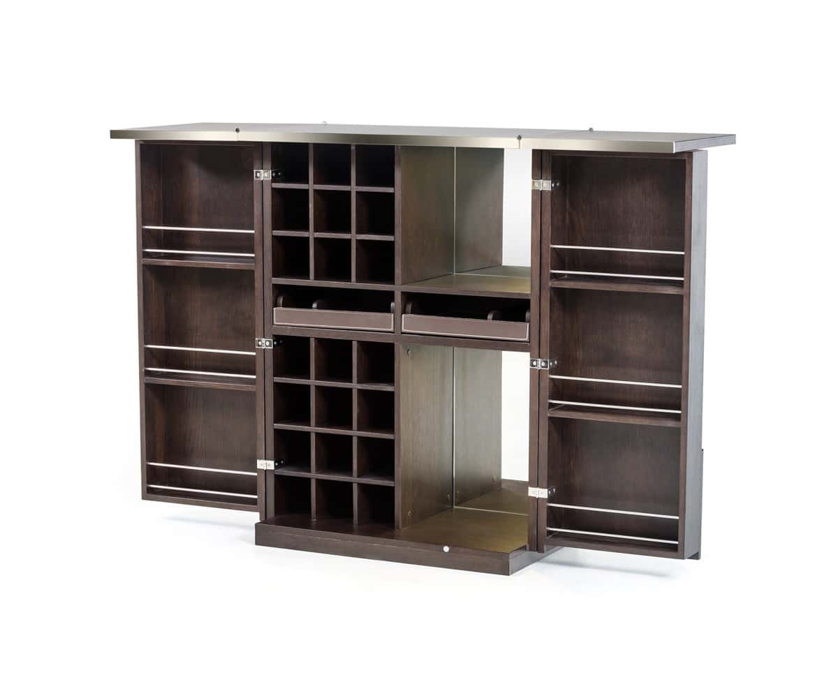 Modrest Fountain Modern Brown Oak Wine by VIG Furniture