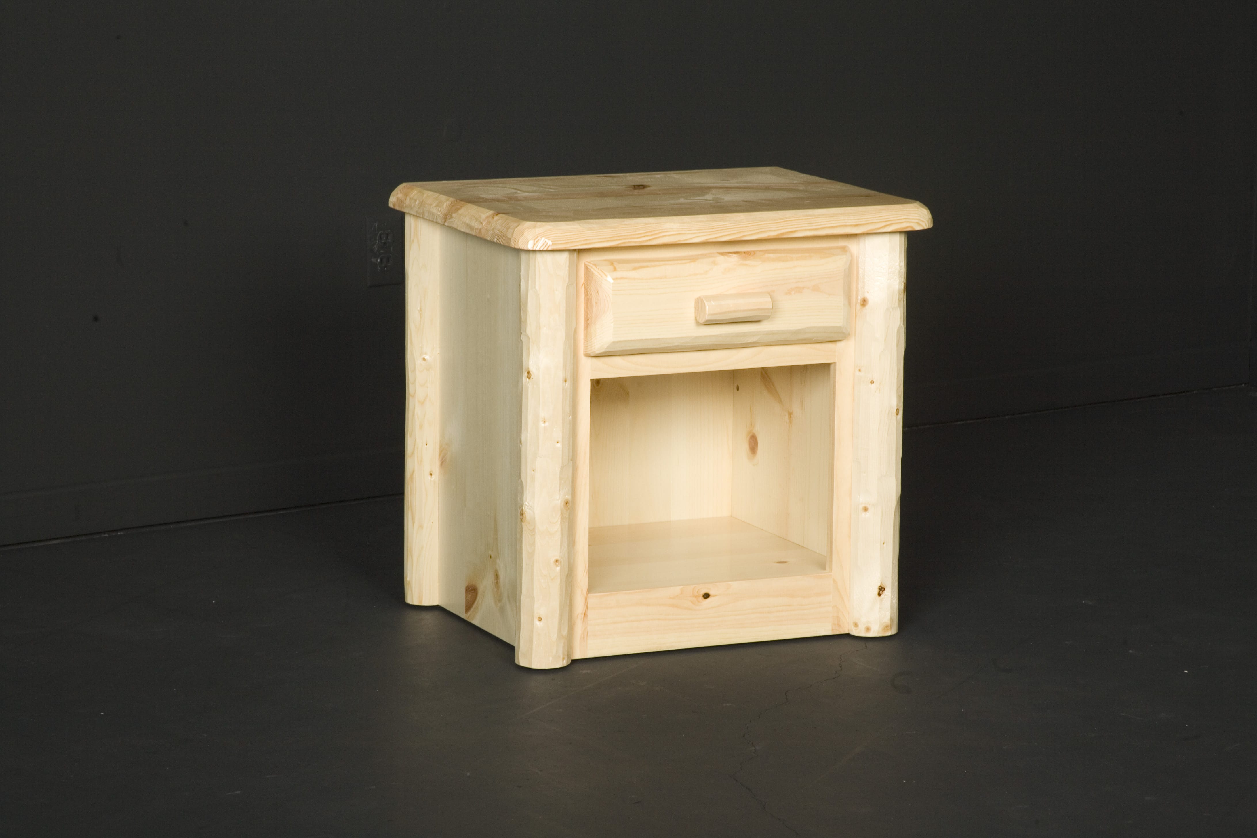 Northwoods 1 Drawer Nightstand By Viking Log Furniture