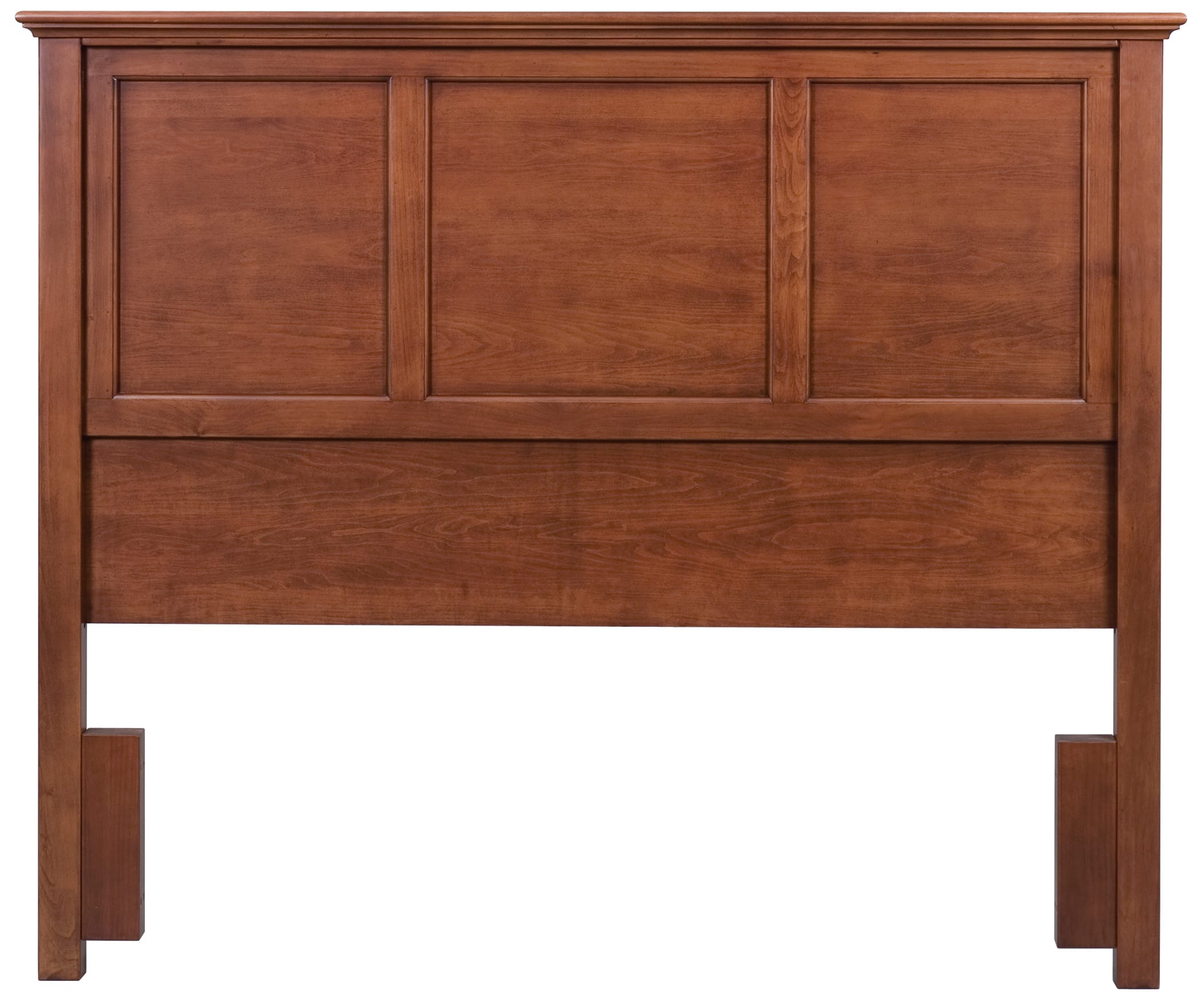 McKenzie Full/Queen Headboard, Glazed Antique Cherry at Futonland