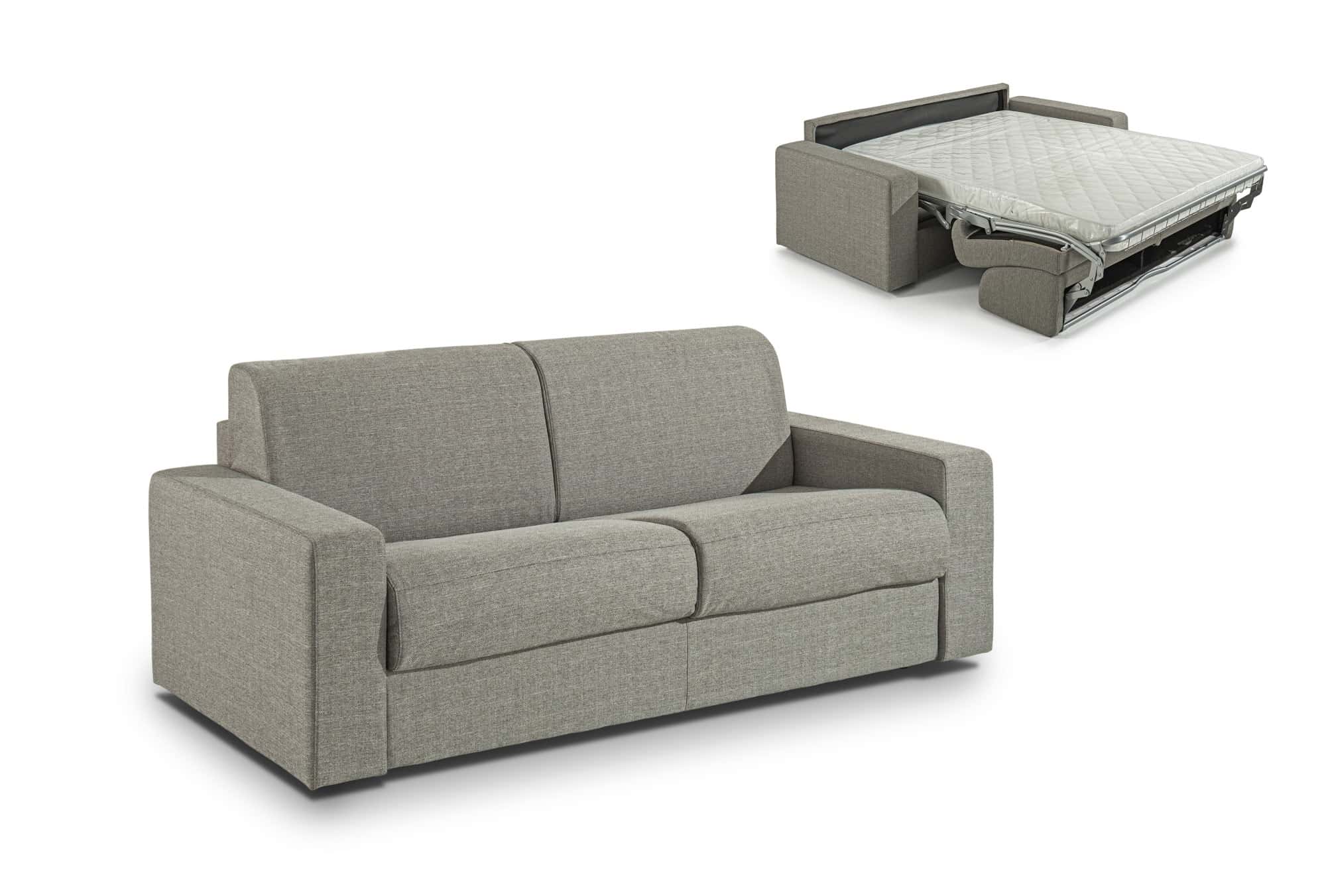 Modrest Made in Italy Urrita - Modern Gray Fabric Sofa Bed w/Full Size  Mattress by VIG Furniture
