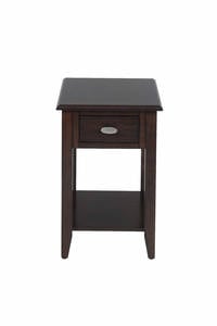 Merlot Chairside Table by Jofran Furniture