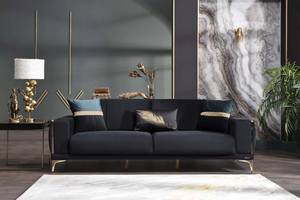 Carlino Loveseat Napoly Black by Bellona