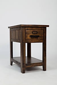 Cannon Valley One Drawer Chairside Table by Jofran Furniture