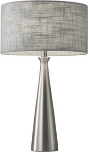 Linda Table Lamp (Brushed Steel) by Adesso Furniture