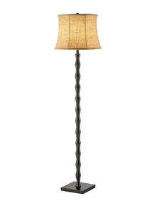 Stratton Floor Lamp (Black) by Adesso Furniture