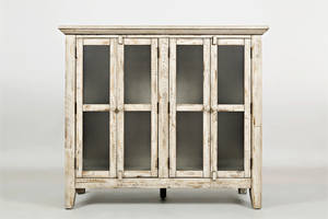 Rustic Shores 48 Inch Scrimshaw Accent Cabinet by Jofran Furniture