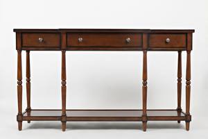 Stately Home Antique Mahogany 60 Inch Console by Jofran Furniture