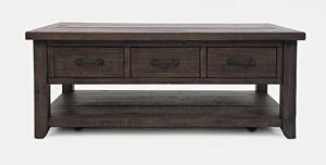 Madison County Barnwood Harris 3 Drawer Cocktail Table by Jofran Furniture
