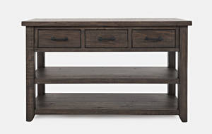 Madison County Barnwood Harris 3 Drawer Console Table by Jofran Furniture