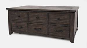 Madison County Barnwood Harris Lift Lid Cocktail Table by Jofran Furniture