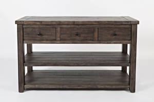 Madison County Barnwood Sofa/Media Table by Jofran Furniture