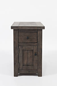 Madison County Barnwood Chairside Table by Jofran Furniture