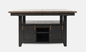 Madison County Vintage Black High/Low Dining Table by Jofran Furniture