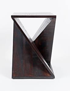 [Floor Sample] Global Archive Jasper Espresso Accent Table by Jofran Furniture