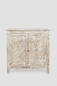 Global Archive Hand Carved Accent Chest by Jofran Furniture