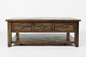 Artisan's Craft Dakota Oak Cocktail Table by Jofran Furniture