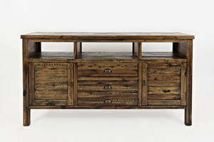 Artisan's Craft Dakota Oak 60 Inch Media Console by Jofran Furniture
