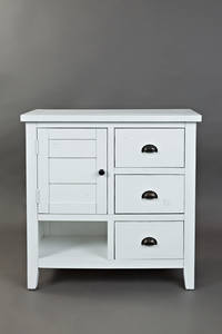 Artisan's Craft Weathered White Accent Chest by Jofran Furniture