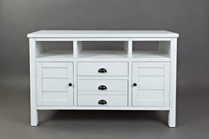 Artisan's Craft Weathered White 50 Inch Media Console by Jofran Furniture