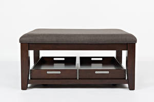 Twin Cities Ottoman Cocktail Table by Jofran Furniture