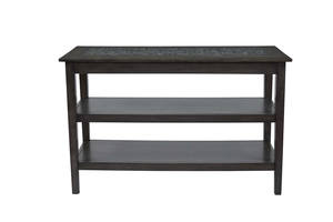 Grey Mosaic Sofa/Media Table by Jofran Furniture