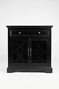 Craftsman Antique Black Accent Chest by Jofran Furniture