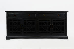 Craftsman Antique Black 70 Inch Media Unit by Jofran Furniture